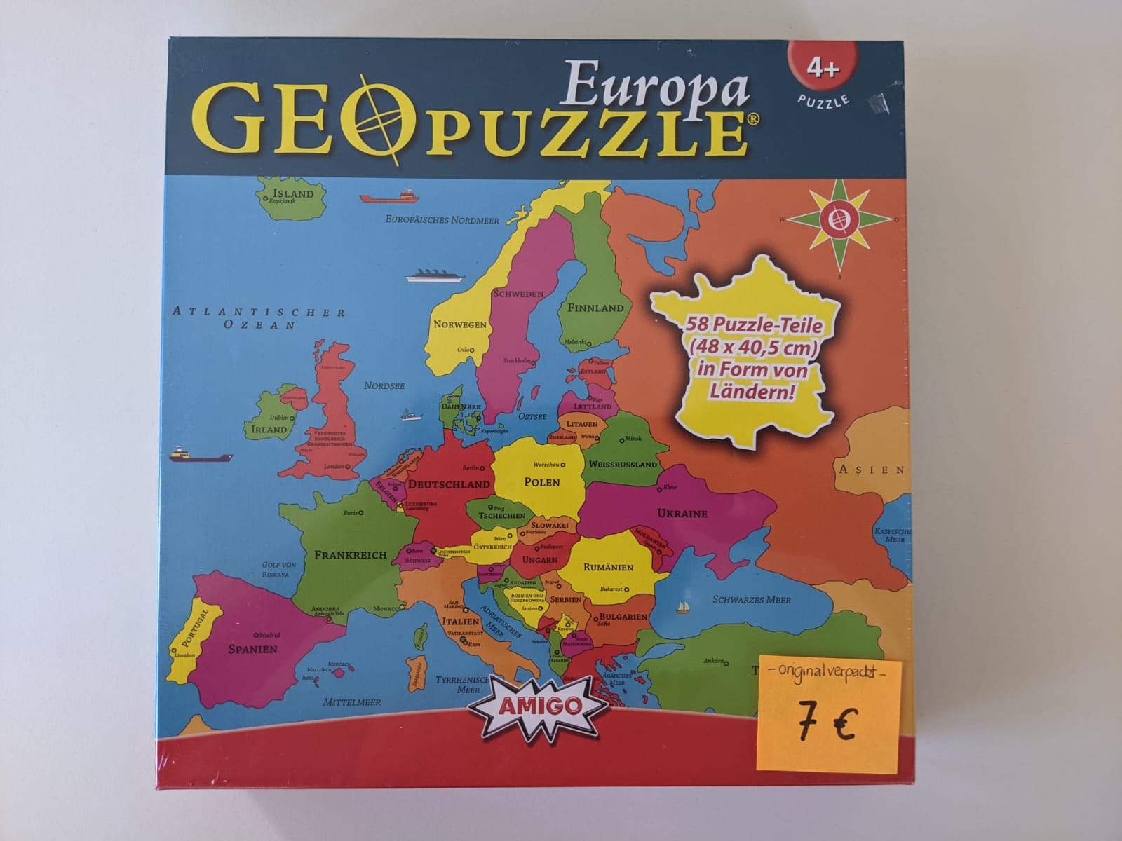 Geopuzzle Europa