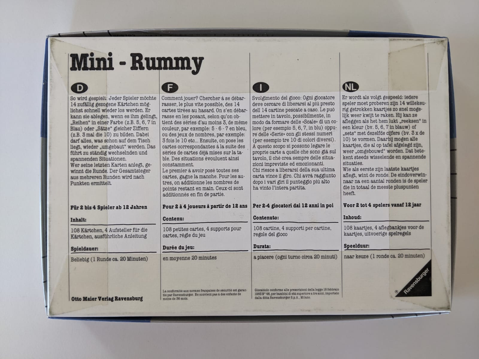 Mini Rummy