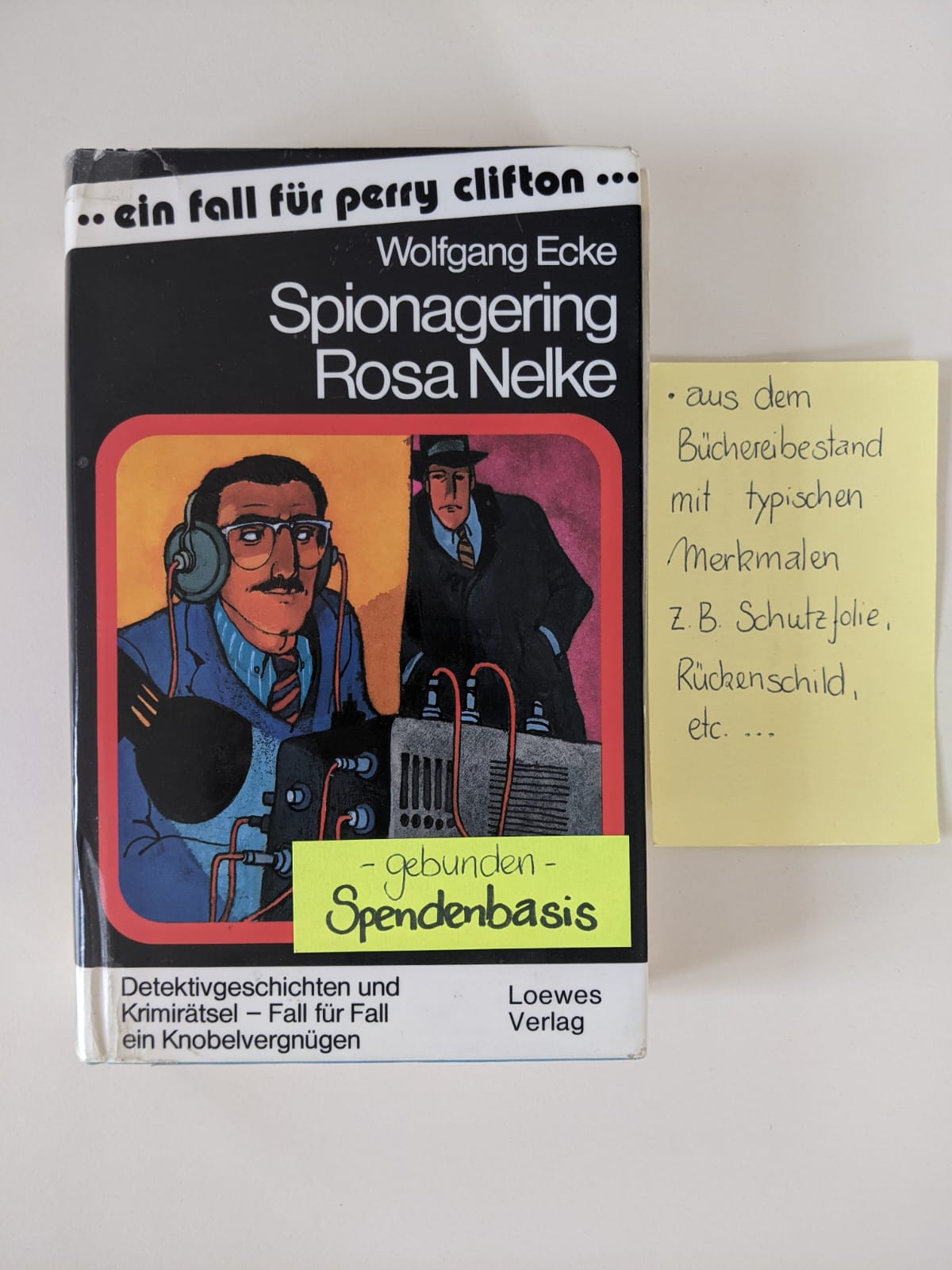..ein Fall für Perry Clifton ... Spionagering Rosa Nelke - Detektivgeschichten und Krimirätsel