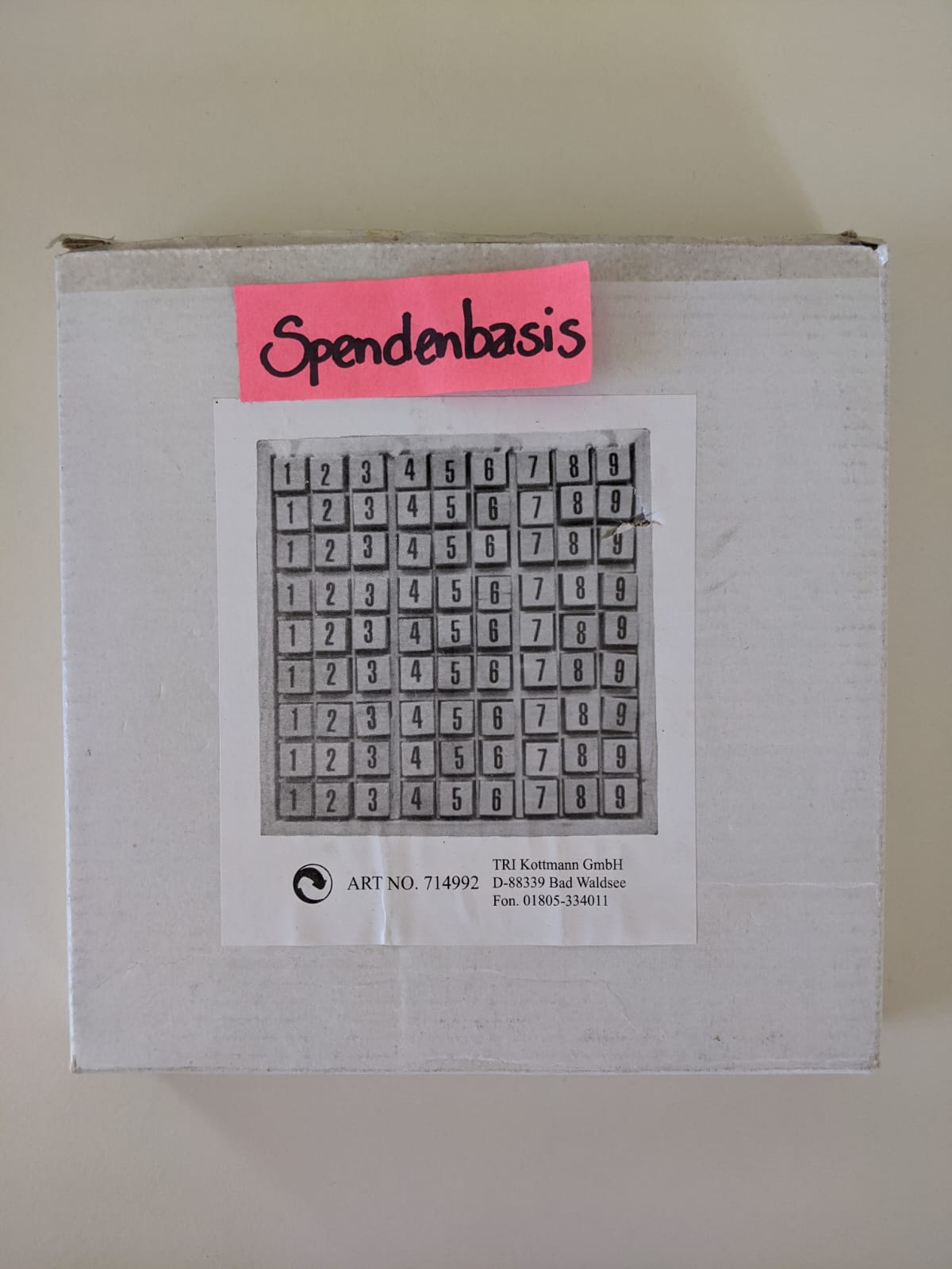 Sudoku aus Holz