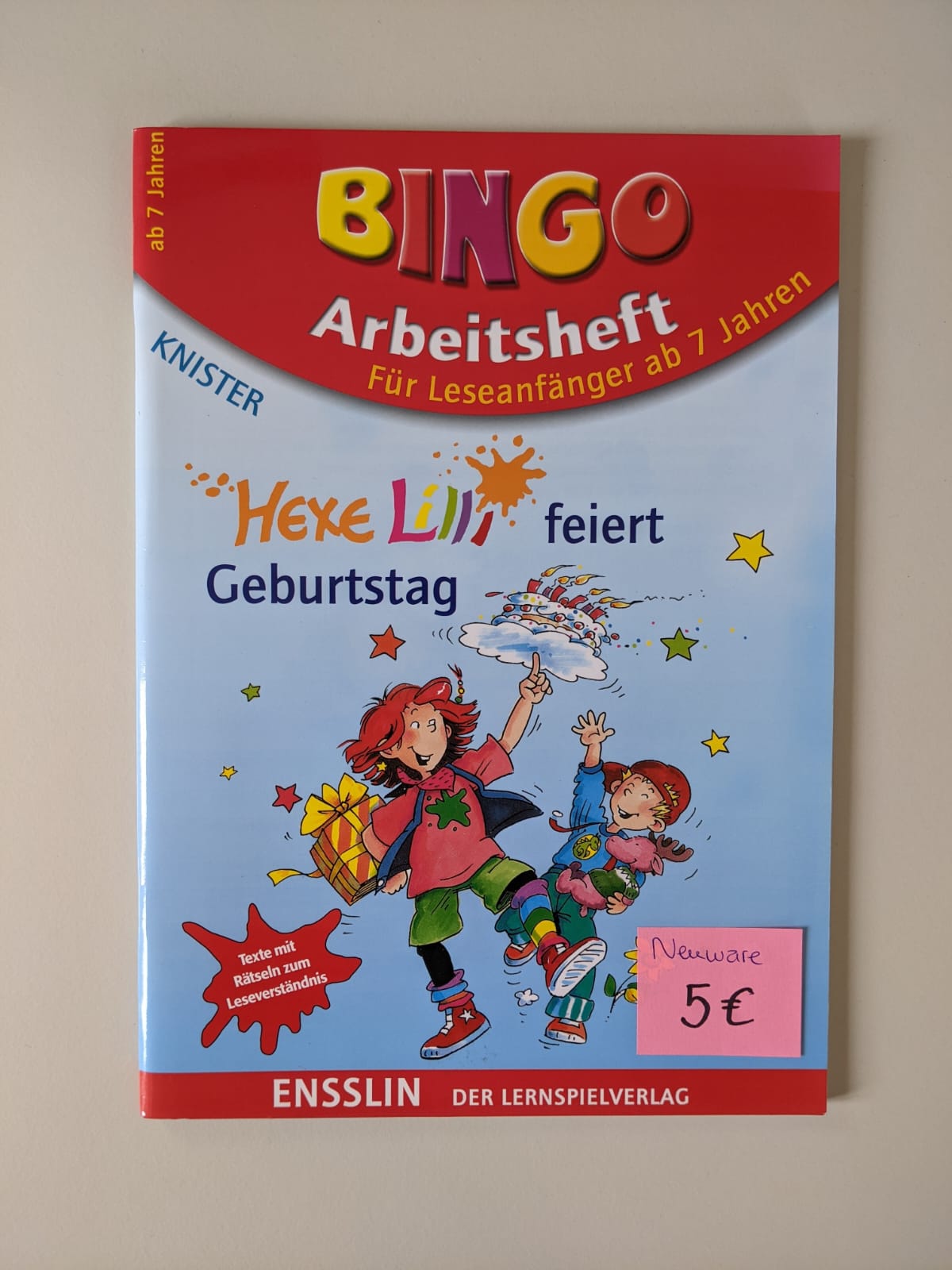 BINGO Arbeitsheft - Hexe Lilli feiert Geburtstag