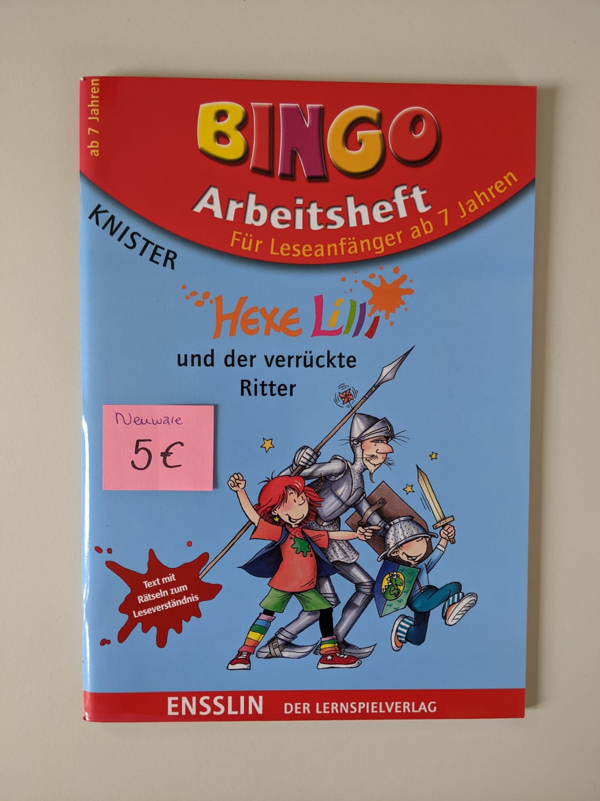 BINGO Arbeitsheft - Hexe Lilli und der verrückte Ritter