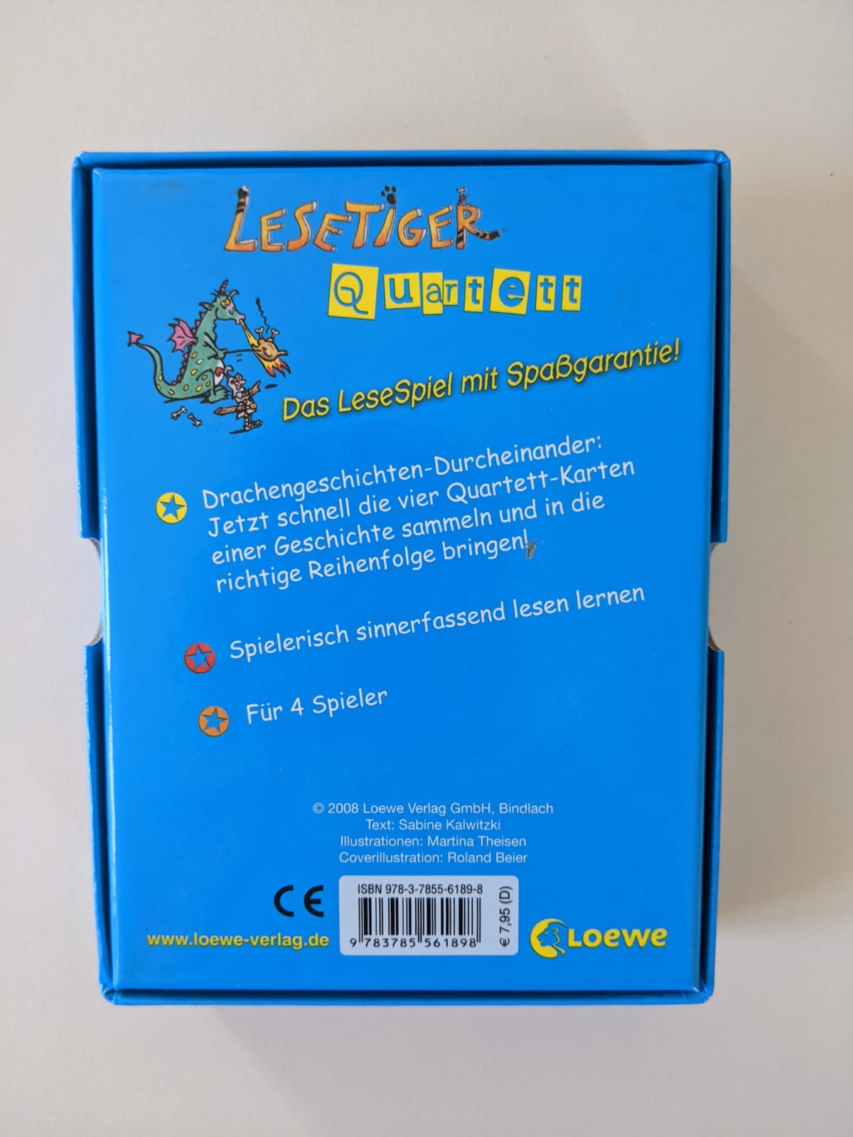 Lesetiger Quartett - Feuerspucker - Ritterschlucker