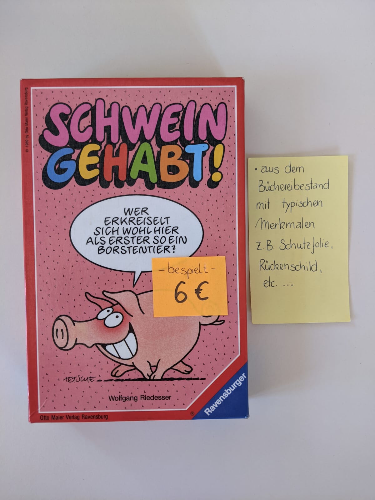Schwein gehabt!