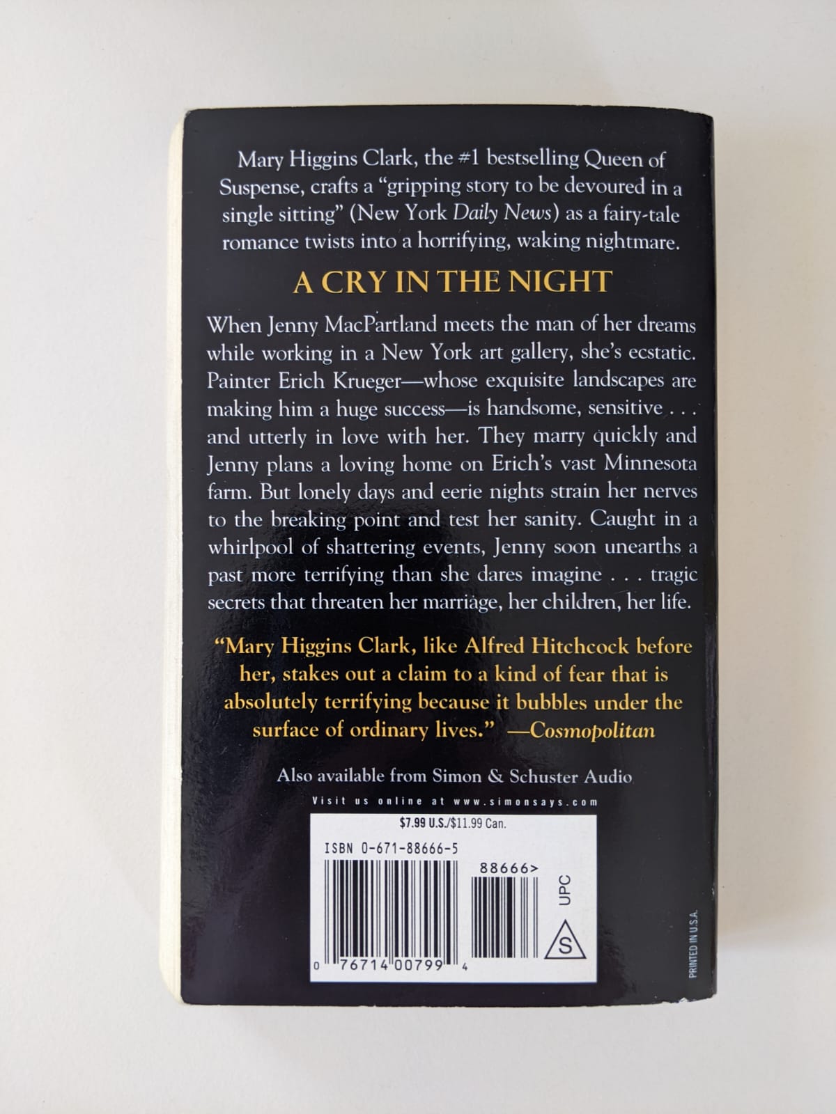 Englisch - Mary Higgins Clark - A Cry in the night