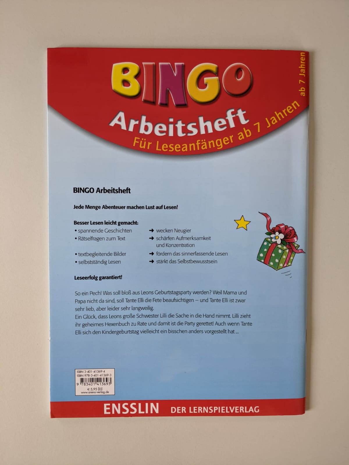BINGO Arbeitsheft - Hexe Lilli feiert Geburtstag