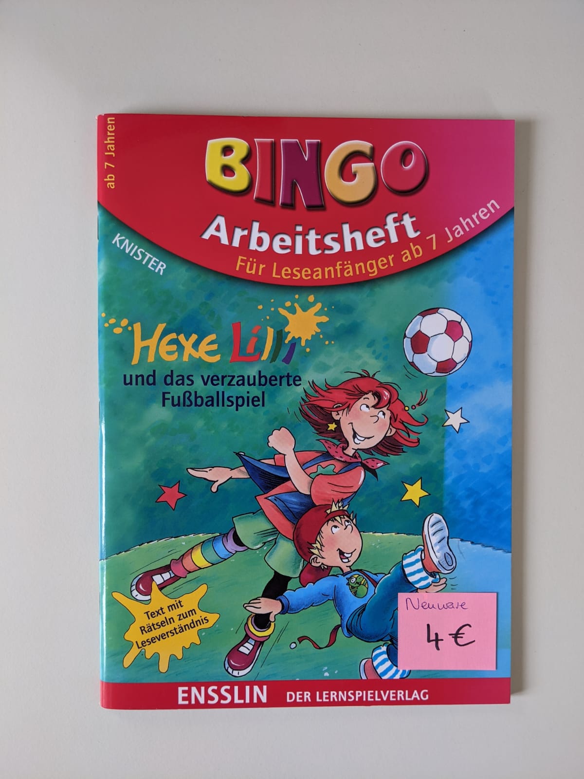 BINGO Arbeitsheft - Hexe Lilli und das verzauberte Fußballspiel