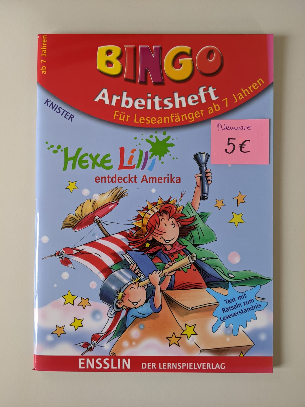BINGO Arbeitsheft - Hexe Lilli entdeckt Amerika