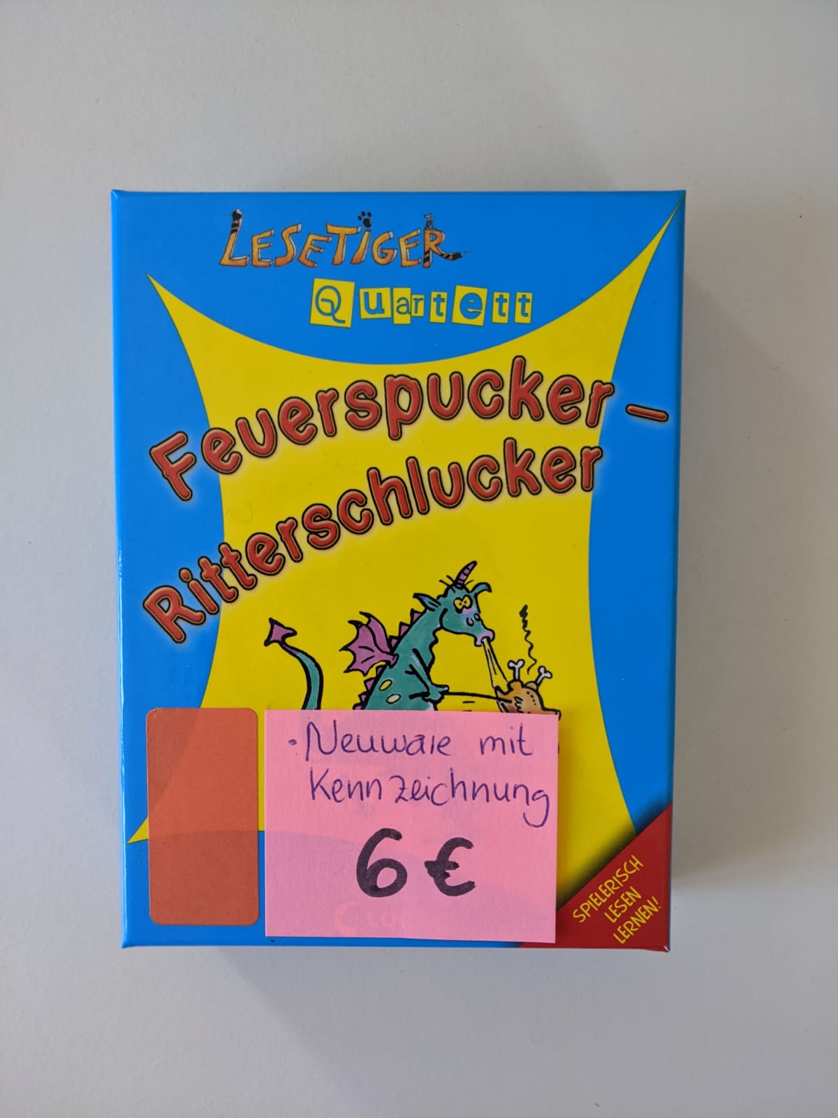 Lesetiger Quartett - Feuerspucker - Ritterschlucker
