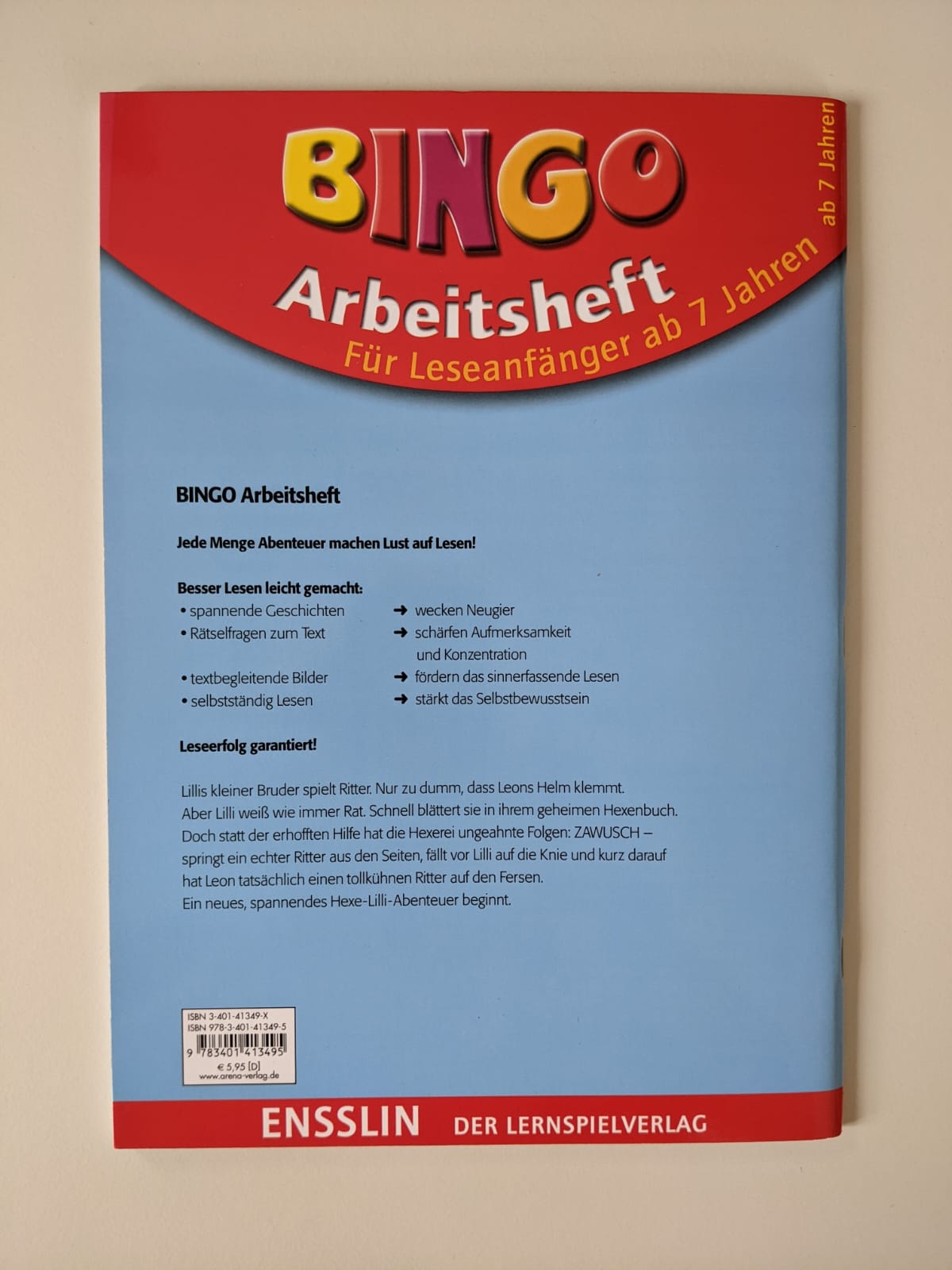BINGO Arbeitsheft - Hexe Lilli und der verrückte Ritter